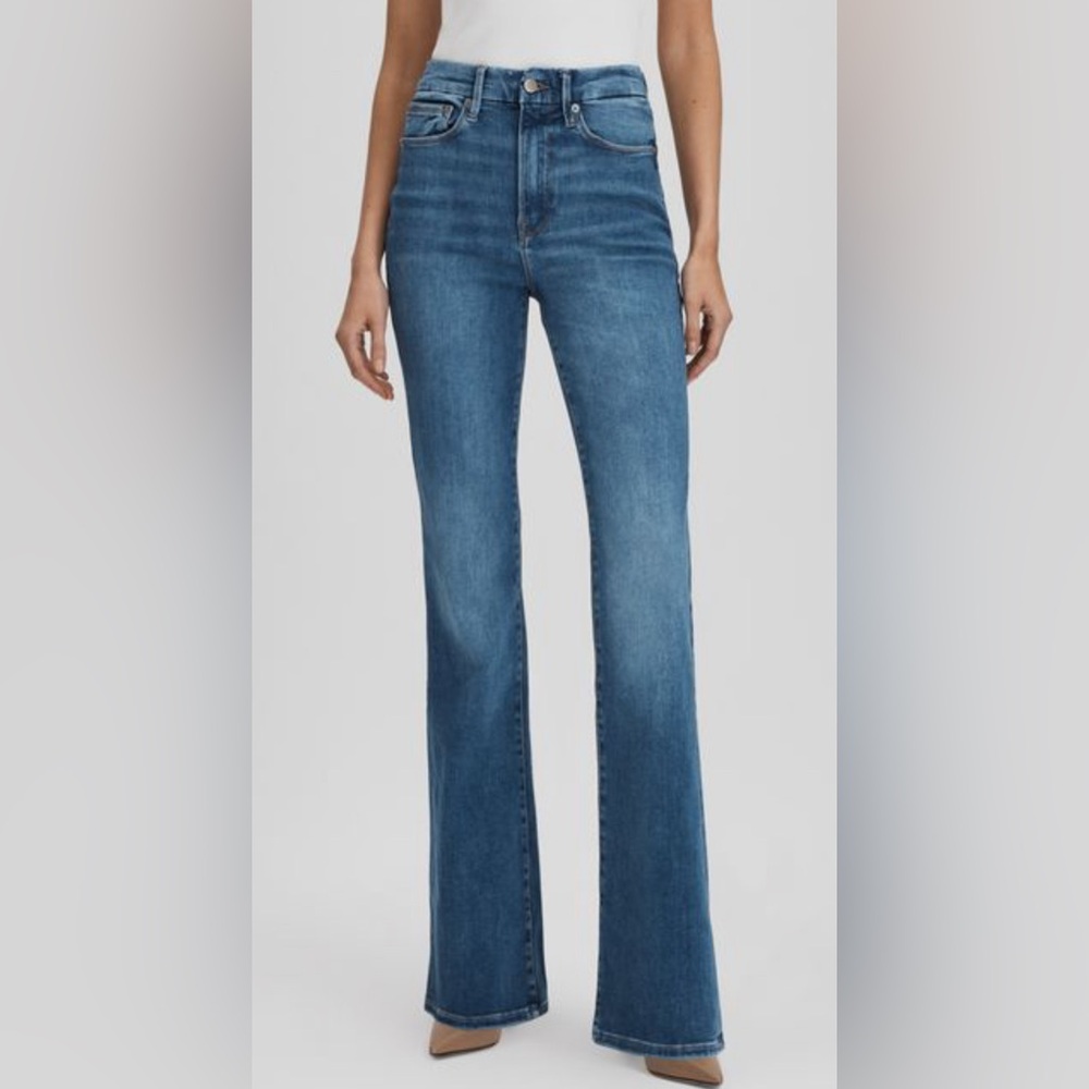 Good American “Always Fits” 14-18 Flare Jeans